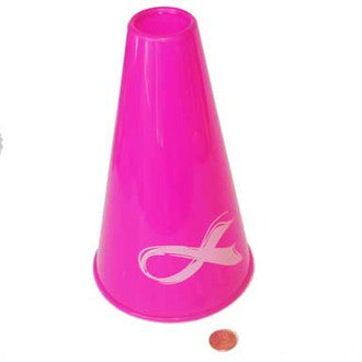 pink ribbon megaphone